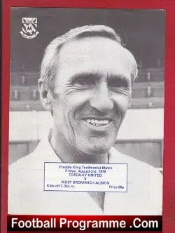 Freddie King Testimonial Benefit Match Torquay United 1979