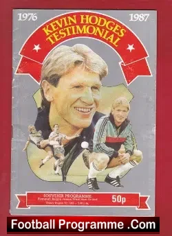 Kevin Hodges Testimonial Benefit Match Plymouth Argyle 1987