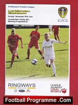 Leeds United Ladies v Millwall 2010 - Women's Football - football programme