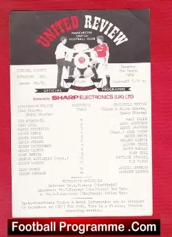 Manchester United v Newcastle United 1989 – Reserves + Goater