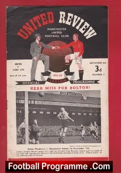 Manchester United v Stoke City 1951