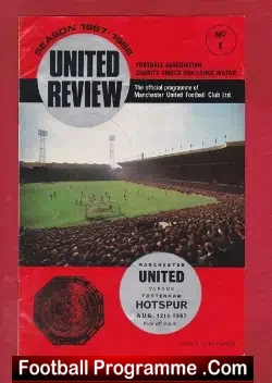 Manchester United v Tottenham 1967 – Football Charity Shield