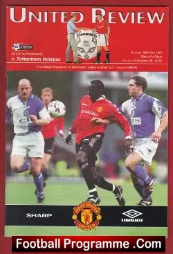 Manchester United v Tottenham 1999 – League Decider Treble – 4