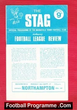 Mansfield Town v Northampton Town 1967