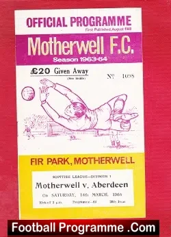 Motherwell v Aberdeen 1964