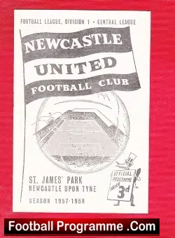 Newcastle United v Burnley 1958 – Postponed Match