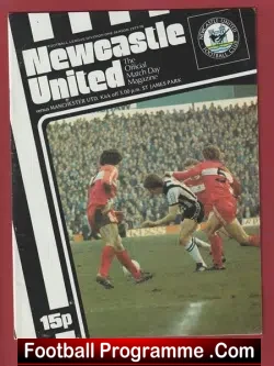 Newcastle United v Manchester United 1978