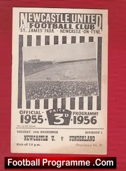 Newcastle United v Sunderland 1955