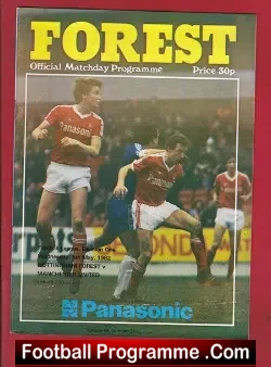 Nottingham Forest v Manchester United 1982