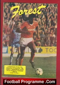 Nottingham Forest v Manchester United 1982