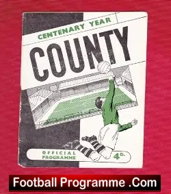 Notts County v Yeovil Town 1961 – Print Errors