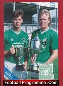 Plymouth Argyle v Botafogo 1989 – Friendly Match Brazil