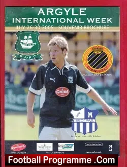 Plymouth Argyle v Brugge KV 2005