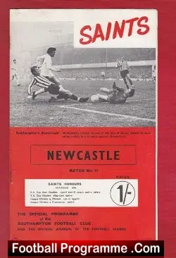 Southampton v Newcastle United 1967