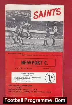 Southampton v Newport County 1968 – FA Cup