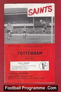 Southampton v Tottenham 1967
