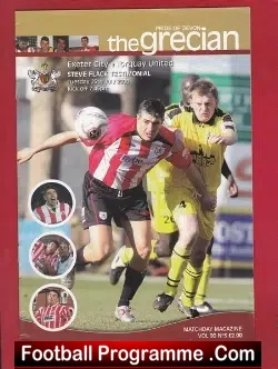 Steve Flack Testimonial Benefit Match Exeter City 2006 - football programme