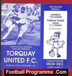 Torquay United v FC Pumas 1990 – Friendly Match USA