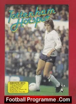 Tottenham Hotspur v Manchester United 1981 – League Cup Bryan Robson Debut
