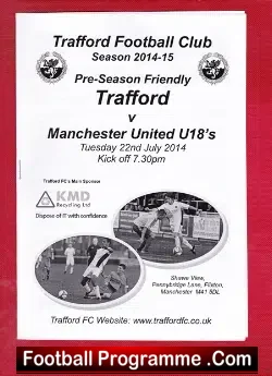 Trafford v Manchester United 2014 – Under 18’s Match in Flixton