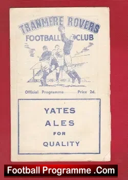 Tranmere Rovers v Wrexham 1955