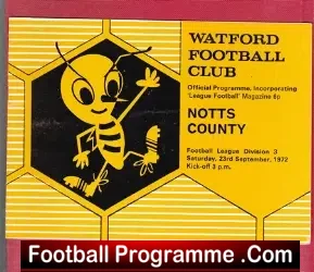Watford v Notts County 1972