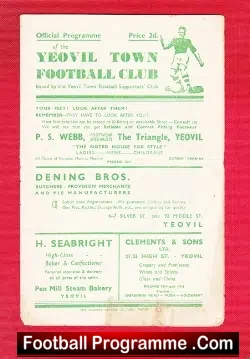 Yeovil Town v Bedford Town 1948 – 1940’s