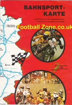 Germany Bahansport Speedway Motorbike Races Poster 1981