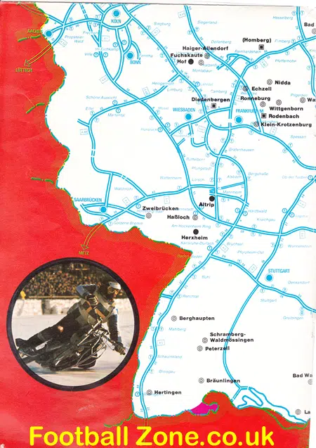 Germany Bahansport Speedway Motorbike Races Poster 1981
