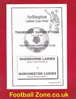 Sherborne Ladies v Doncaster 1996 - Womens Football at Yeovil