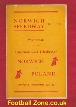 Norwich Speedway v Poland 1957