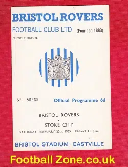 Bristol Rovers v Stoke City 1965