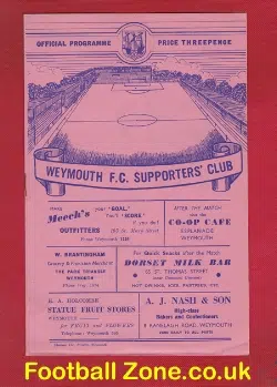 Weymouth v Yeovil Town 1952
