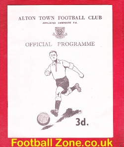 Alton Town v Totton 1952 – 1950s Programme