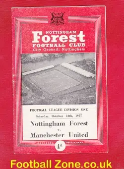 Nottingham Forest v Manchester United 1957 - Munich Disaster