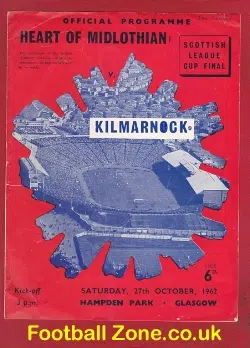 Heart Of Midlothian v Kilmarnock 1962 – Scottish Cup Final