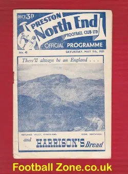 Preston North End v Bury 1951 – Reserves Match