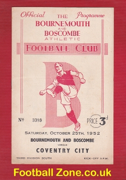 Bournemouth v Coventry City 1952