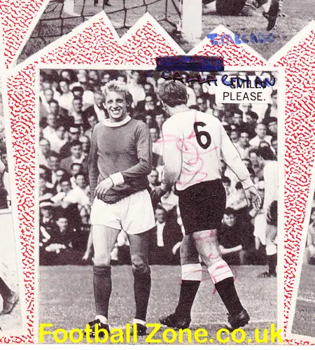 Manchester United Denis Law + Others Autograph Signed Picture