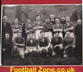 Staffordshire Football Team Club Squad Photograph 1940s