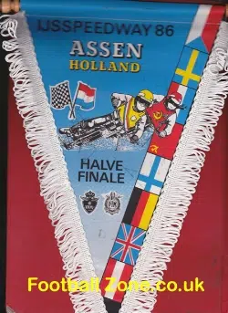Holland Assen Speedway Pennant 1986