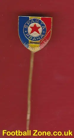 Ice Hockey Pin Badge Czechoslovakia Czech Abzeichen Sparta 1970