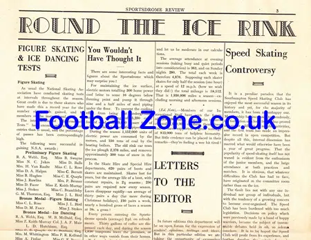 Ice Skating Figure Skating Sportsdrome Review Newspaper 1939