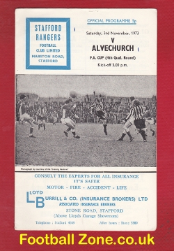 Stafford Rangers v Alvechurch 1973 – FA Cup