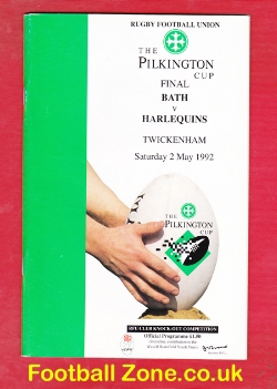 Bath Rugby v Harlequins 1992 – Cup Final Twickenham