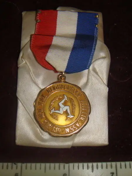 Greater New York Neighborhood Athletic Medal + Ribbon 1970s