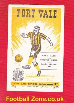 Port Vale v Torquay United 1960