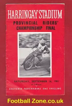 Harringay Speedway Provincial Riders Final 1961 – Last Ever