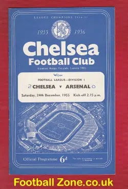 Chelsea v Arsenal 1955