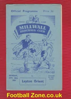 Millwall v Leyton Orient 1954